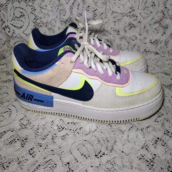 Nike Air Force 1 Shadow Photon Dust Women's Size 9 - Picture 4 of 8